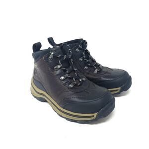 Timberland Toddler Size 10 Back Road Hiker Mid Hiking Boot Brown Leather Lace Up
